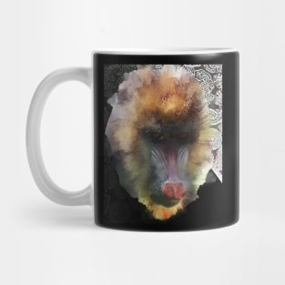 Mandril baboon monkey Mug